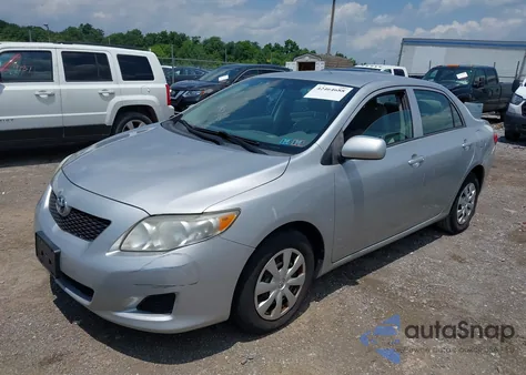 2009 Toyota Corolla Le из США, поврежденный, VIN 2T1BU40E89C110202